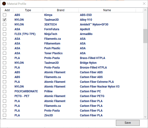 Materials-List